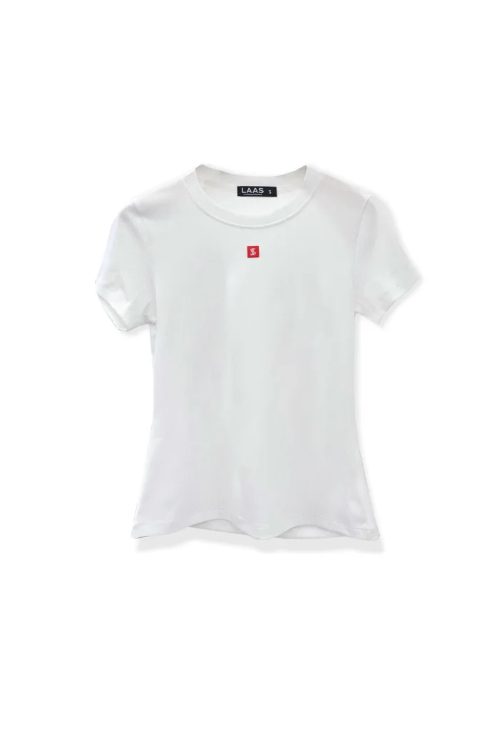 ÁO CỔ TRÒN ÔM TRƠN TAG TRẮNG