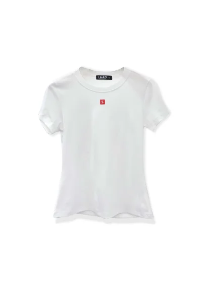 ÁO CỔ TRÒN ÔM TRƠN TAG TRẮNG