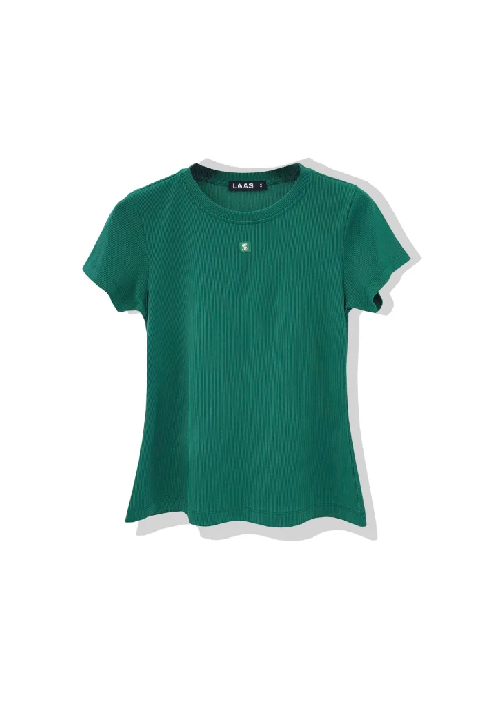 ÁO CỔ TRÒN ÔM TRƠN TAG XANH ĐẬM