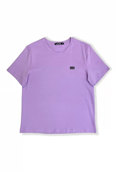 ÁO THUN COTTON TAG 03 TÍM CÀ