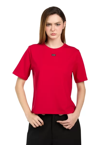 ÁO THUN COTTON TAG 03 PLUS ĐỎ ĐÔ