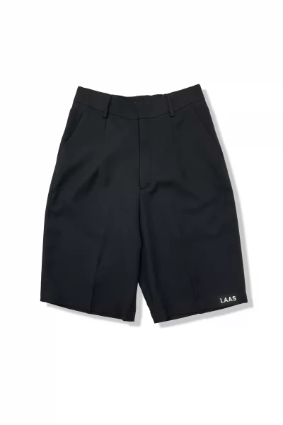 QUẦN SHORT LOGO FABRIC 2025 ĐEN